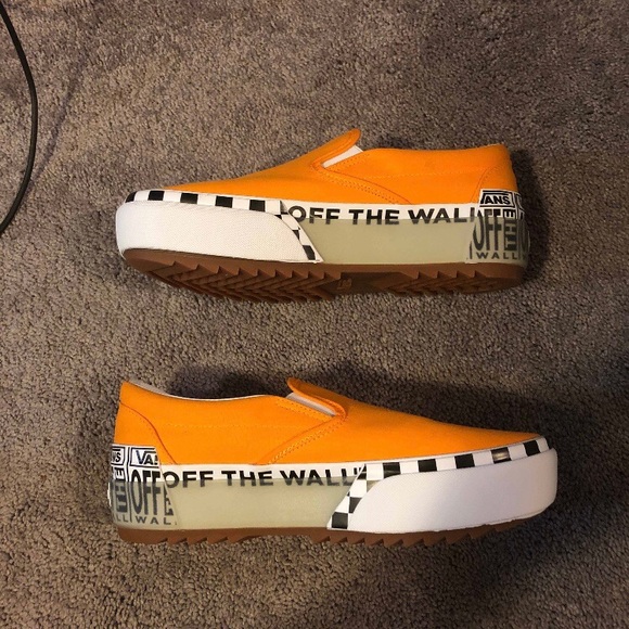 Vans Classic Slip-Ons Stacked - ‘Bright Marigold’ main image 5